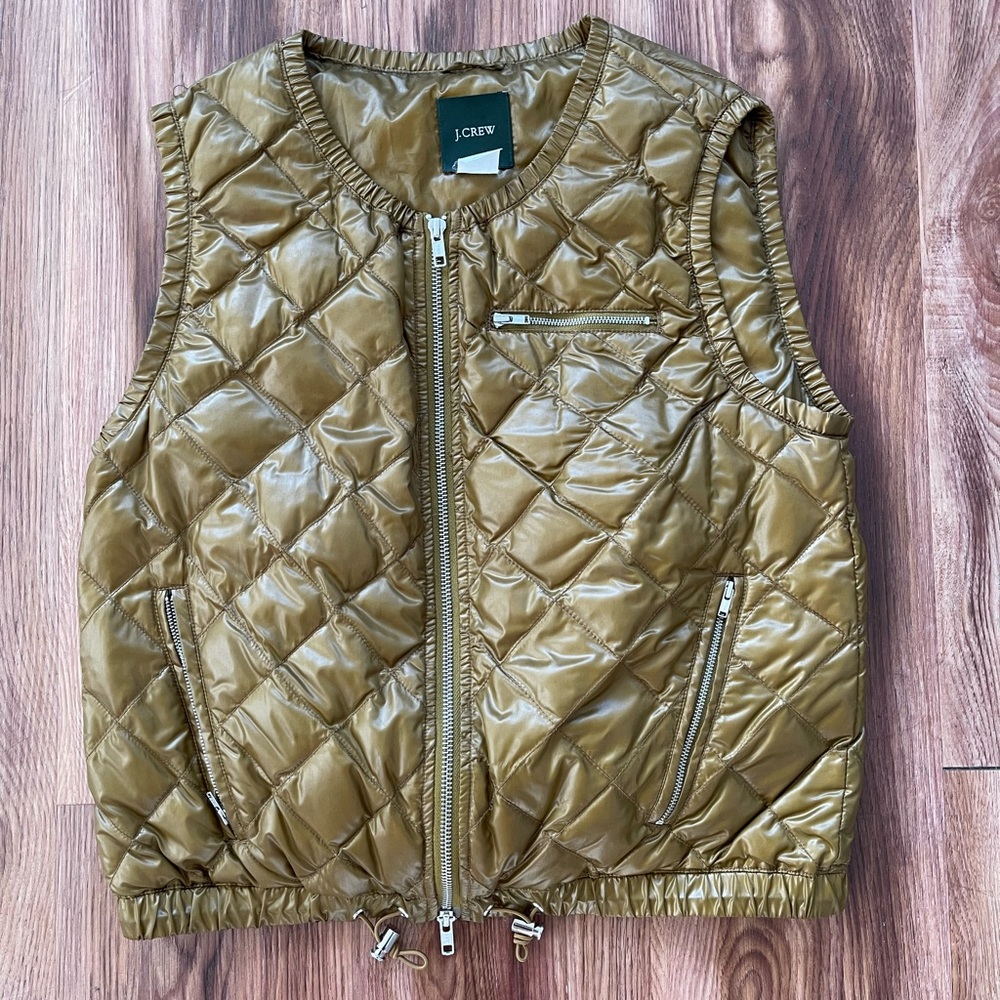 J Crew Puff Vest
